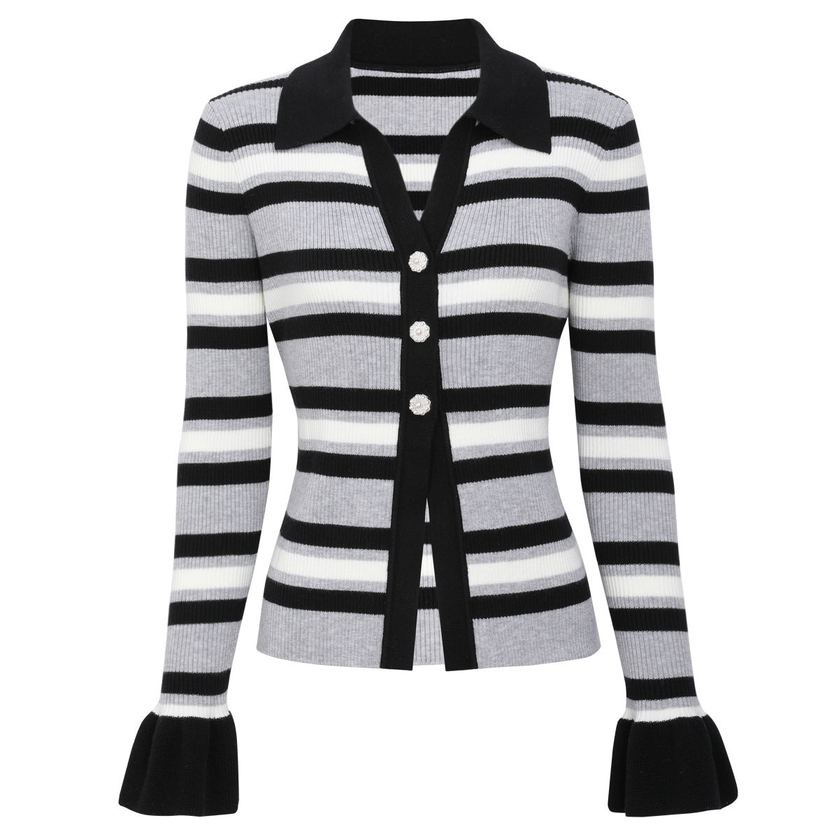25ss Spring and Autumn fashion classic coat knitted sweater