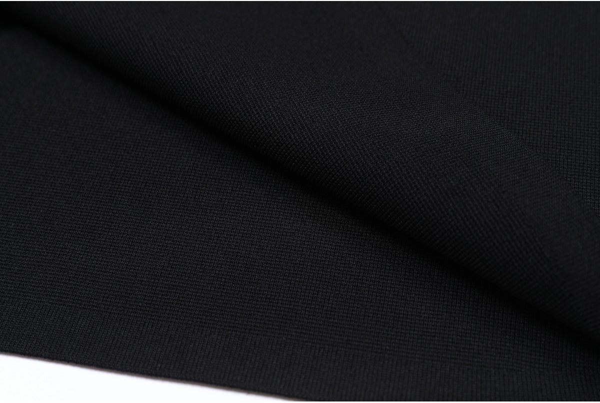 25ss European and American slimming knitted dress