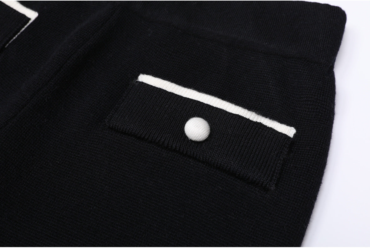 25ss Chunqiu Heavy Industry Knitted Casual Style Set